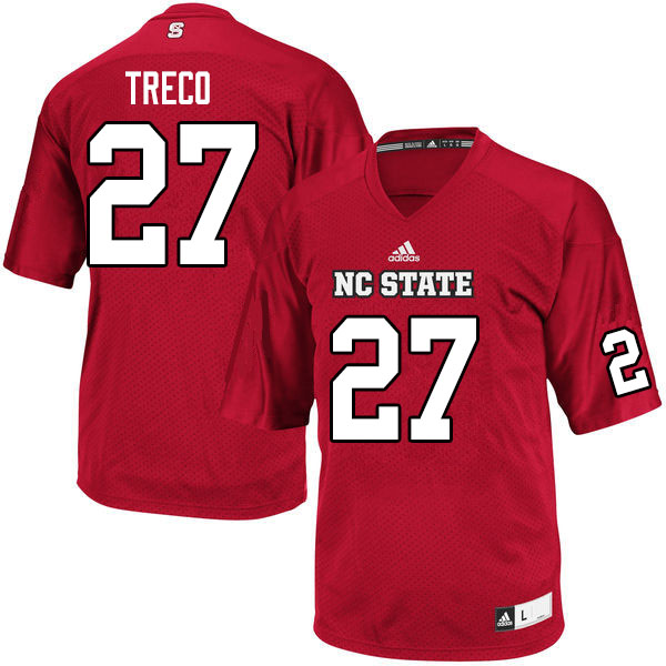 Men #27 Nicholas Treco NC State Wolfpack College Football Jerseys Sale-Red